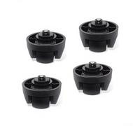 PureBowlic Rueda delantera de repuesto para Ecovacs para Deebot T80 para Omni T80s X8 Pro, rueda silenciosa de plástico de alta resistencia para rodamientos, piezas de aspiradora robot fáciles de