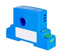 PureBowlic Sensor de corriente CC de efecto Hall 0-100A, transmisor de 4-20mA, para orificio pasante de 15 mm, precisión de ± 0.3%, aislamiento de 3 vías, para sistemas de monitoreo de energía