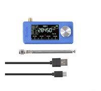PureBowlic SI4732 - Receptor de radio DSP de 0,5 a 108 MHz con pantalla IPS de 1,9 pulgadas, control ESP32-S3, batería de 800 mAh, USB-C para AM FM LSB USB escucha de onda corta (varilla de tracción