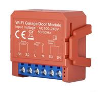 PureBowlic Smarts Interruptor de puerta de garaje WiFi, control remoto y horario R, seguimiento de actividad, uso compartido familiar, material ABS, AC100-240V para sistema de seguridad de