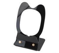 PureBowlic Soporte acrílico para altavoz JBL Clip 4/5, soporte antideslizante para escritorio, estante de música compacto de 17 x 11 x 4 cm, soporte estable para altavoces inalámbricos, negro (es