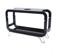 PureBowlic Soporte acrílico para altavoz Marshall Middleton, funda protectora transparente, base de soporte compacta para estante de escritorio, 25 x 15 x 3 cm, negro (es negro)