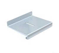 PureBowlic Soporte de escritorio de metal para Xiaomi/Sound/2 Max, soporte plateado resistente con soporte oculto, compacto /17 x 14 cm/base de soporte para una configuración de audio estable