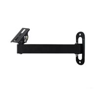 PureBowlic Soporte de metal para esquina de pared, brazo largo, soporte giratorio de 180 grados para cámara CCTV, proyector de instalación ajustable, negro, varios tamaños, uso en interiores y