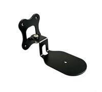 PureBowlic Soporte de pared de metal para altavoces envolventes (negro)