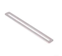 PureBowlic Soportes de esquina planos Marco de metal Soportes de soporte de estante Ángulo de esquina de metal para refuerzo de muebles, grosor ajustable, construcción resistente, plata, 86 mm (148 mm