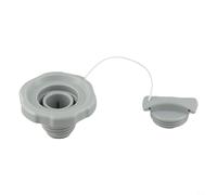 PureBowlic Tapa de rosca de inflado de metal para Duraplus para válvula de aire P05767 gris de repuesto para una fácil configuración de spa y sello seguro de desinflado que evita fugas