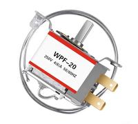 PureBowlic WDF-20 - Controlador de termostato mecánico de 2 pines para refrigerador y congelador, sonda de 70 cm, rango de -2 °C a -22 °C