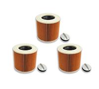 PUREBURG 3 Cartuchos de filtro Cartuchos Filtro Aspirador Compatible con Kärcher WD3 Premium WD2 WD3 WD 3 MV3 WD 3 P Kit de extensión Reemplaza 6.414-552.0, 6.414-772.0, 6.414-547.0