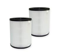 PUREBURG AP-T20FL Filtro de repuesto compatible con HoMedics AP-T20 AP-T20WT TotalClean Tower Air Purifier, paquete de 2 filtros de carbón activado H13 HEPA de 3 etapas