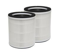PUREBURG Filtro de repuesto compatible con el purificador de aire Dayette AP201, paquete de 2 unidades H13 HEPA de carbón activado de 3 etapas, filtración de aire, polvo, COV, olor