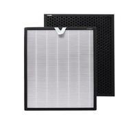 PUREBURG Filtro de repuesto compatible con LEVOIT Vital 100s purificador de aire Pet Style, H13 True HEPA y filtración multicapa de carbón activado, paquete de 2