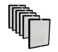 PUREBURG Filtro de repuesto compatible con MeacoDry Arete One & Two 18L, 20L y 25L deshumidificador purificador de aire 2 en 1, 26 x 22 cm, paquete de 6