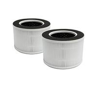 PUREBURG Filtro de repuesto compatible con Medion MD 19778 purificador de aire, carbón activo y True HEPA, 2 unidades