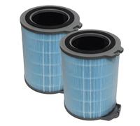 PUREBURG Filtro de repuesto compatible con purificador de aire Hoover H-Purifier 500 y 700, paquete de 2 unidades de carbón activado H13 HEPA de filtración de aire de 3 etapas