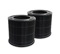 PUREBURG Filtro de repuesto compatible con purificador de aire Smartmi P1, paquete de 2 unidades H13 HEPA de carbón activado de filtración de 4 etapas, 2 en 1, limpieza de aire, polvo, COV, olor