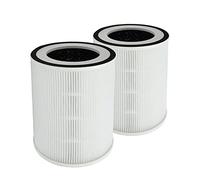 PUREBURG Filtro HEPA de repuesto compatible con Afloia KILO, KILO PRO, Morento Kilo 360° purificador de aire de filtración de 3 etapas y purificador de aire CUCKOO CAC-10510FW, paquete de 2