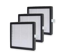 PUREBURG Juego de 3 filtros HEPA de repuesto compatibles con Russell Hobbs RHDH1101G 2 en 1 deshumidificador/purificador de aire