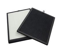 PUREBURG Juego de filtros de repuesto compatibles con purificador de aire N8WERK S (07531), 1 filtro de carbón activo, 1 filtro HEPA