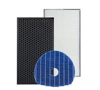 PUREBURG Kit de filtro HEPA de repuesto compatible con purificador de aire Sharp UA-HD40U-L UA-HD50E-L con función de humidificación, parte # UZ-HD4HF/UZ-HD4DF/UZ-HD6MF