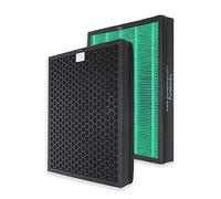 Pureburg Paquete de 2 reemplazos combinados True HEPA con juego de filtros 2 en 1 de carbón activado para purificadores de aire inteligentes Coway Airmega 300 300S Número de pieza 3111635
