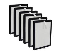 PUREBURG Paquete de 6 filtros de repuesto compatibles con MeacoDry Arete One 10L 12L y Arete TWO 12L deshumidificador purificador de aire 2 en 1 (no es compatible con deshumidificador Meaco 12L 12LE)