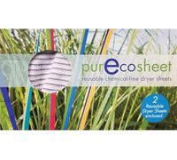 Purecosheet - Hojas reutilizables para secadora | rentable (más de 500 cargas), libre de productos químicos y vegano | seguro para bebés y alérgicos/personas que sufren de eccemas | hipoalergénico