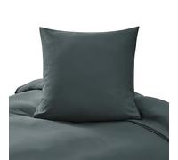 puredown 1PCS Funda Nordica Cama 135x200cm+ 1PCS Funda Almohada 40x80cm, Juego de Cama 100% Microfibra, Suave y Transpirable, Oeko-Tex, Antracita