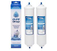 PureDrop Filtro de nevera externo compatible con LG 5231JA2010B / Samsung DA29-10105J / HAFEX/EXP / WSF-100 / DA99 02131B / EF9603 (2)