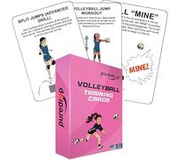 Puredrop Tarjetas de Ayuda para Equipo de Entrenamiento de Voleibol: Excelentes Ejercicios de Entrenamiento para la práctica Individual para Jugadores de Voleibol. Ejercicios de Entrenador Que se