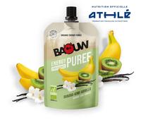 Purée energética Plátano-Kiwis-Vainilla Baouw 90 g Unisex