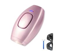 PureGlow Hair Removal, Depiladora de Luz Pulsada IPL, Dispositivo de depilación permanente con 5 Niveles de Energía, indolora IPL Depiladora para cara, piernas y cuerpo (Rosa)