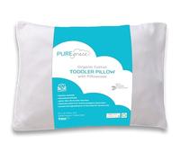 Puregrace - Almohada y funda de almohada de algodón orgánico para niños (certificado natural GOTS, hipoalergénico, 100% eucalipto TENCEL)