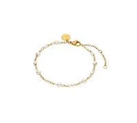 Purelei Adore Pearl pulsera | pulsera de acero inoxidable con perlas de concha | aspecto elegante y atemporal | perfectamente combinable con la cadena Adore Charm, Eine Grösse, Acero inoxidable, Ágata