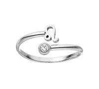 Purelei® Anillo con signo del zodiaco Leo (plata) - Anillo impermeable para mujer de acero inoxidable duradero - Anillos ajustables de talla 50 a 60 - Joyería de moda para tu aspecto individual