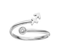 Purelei® Anillo de signo del zodiaco - Anillo de mujer resistente al agua de acero inoxidable duradero - Anillos ajustables de tamaño 50 a 60 - Joyería de moda para tu look individual, 60-66 cm,
