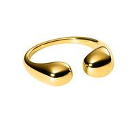 Purelei® Anillo Embrace para mujer, resistente al agua, de acero inoxidable, duradero, ajustable, talla S, M, M, L, XL, joyería de moda para tu look individual, M-L, Acero inoxidable