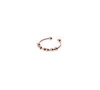 Purelei Shade Anxiety Anillo Fidget para mujer, de acero inoxidable duradero, resistente al agua, tamaños ajustables de 50 a 66, 50-60, Piedra preciosa