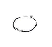 Purelei Awesome - Pulsera para mujer con colgante de loto, pulsera de algodón de filigrana, tamaño ajustable, delicada pulsera de la amistad, regalo para mujeres, discreta pulsera de capas, Eine