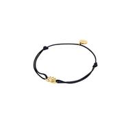Purelei Awesome - Pulsera para mujer con colgante de loto, pulsera de algodón de filigrana, tamaño ajustable, delicada pulsera de la amistad, regalo para mujeres, discreta pulsera de capas, Eine