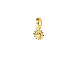 Purelei Birth Flower Charms - Colgante de mes de nacimiento - símbolo de fidelidad y sabiduría - acero inoxidable chapado en oro - para collares y pulseras, November, Acero inoxidable