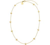 Purelei Alohi Heart - Cadena impermeable y ajustable | Delicada cadena de acero inoxidable con pequeños corazones y chapado en oro de 14 K/18 K | símbolo de amor, ligereza y armonía, Eine Grösse