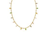 PURELEI Cadena 'Boho' amarillo / oro / verde / transparente One Size amarillo / oro / verde / transparente