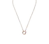 Purelei Cadena con abalorios | Cadena ajustable de acero inoxidable con perlas de concha | Se puede combinar individualmente con amuletos | aspecto elegante para el día a día y momentos especiales