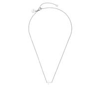 Purelei Cadena de cruz lateral, resistente al agua y ajustable, cadena de acero inoxidable con colgante de cruz lateral, chapado en oro de 14 K/18 K, símbolo moderno de fuerza y equilibrio, Eine