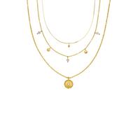 PURELEI Cadena 'Kaipo' oro / plata One Size oro / plata