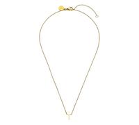 Purelei Cadena Little Cross - resistente al agua y ajustable | cadena de filigrana de acero inoxidable con pequeño colgante de cruz | chapado en oro de 14 K/18 K | símbolo atemporal de fe y fuerza