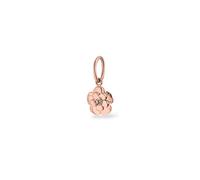 Purelei Colgante de flores para mujer, de acero inoxidable, con circonita cúbica, 6 mm, Acero inoxidable, Ágata