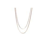 Purelei® Collar de mujer de dos capas - Collar de mujer de acero inoxidable duradero - Cadena impermeable con colgante - 40 - 45 cm de longitud ajustable - Collar para tu look individual, Acero