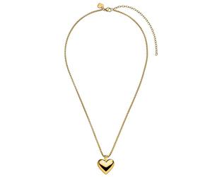 Purelei Collar de tortolito - elegante y divertido - Acero inoxidable - Collar para mujer con colgante de corazón - Inspirado en Hawaiiano y resistente al agua, 55 cm, Acero inoxidable, No aplicable